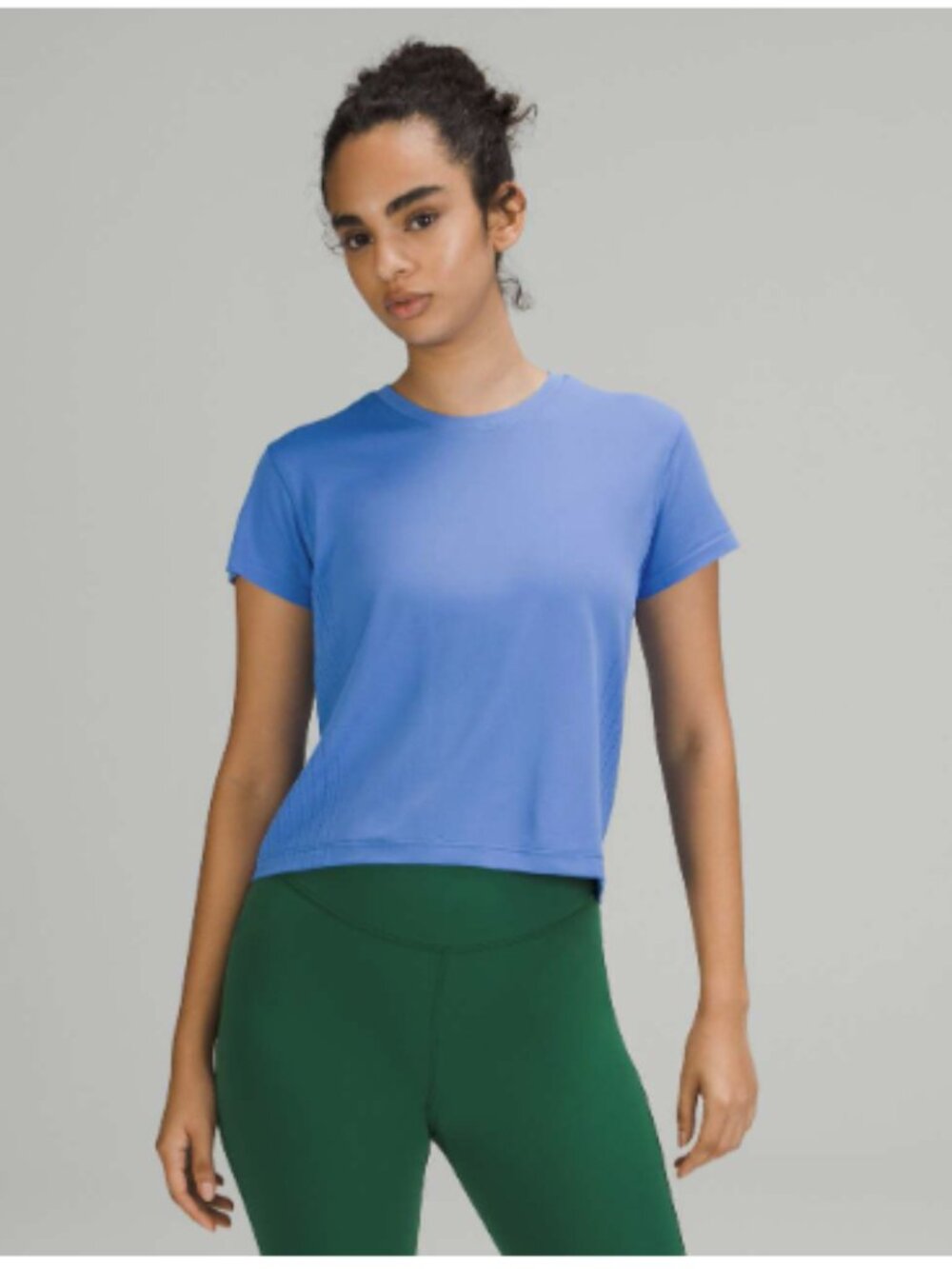 Lululemon Train to Be Short Sleeve Shirt - Blue Nile